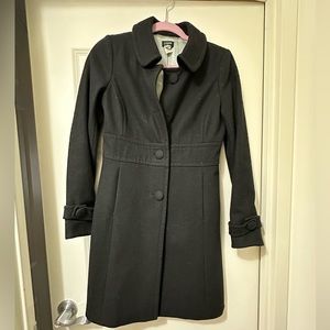 J. Crew Factory Black Coat